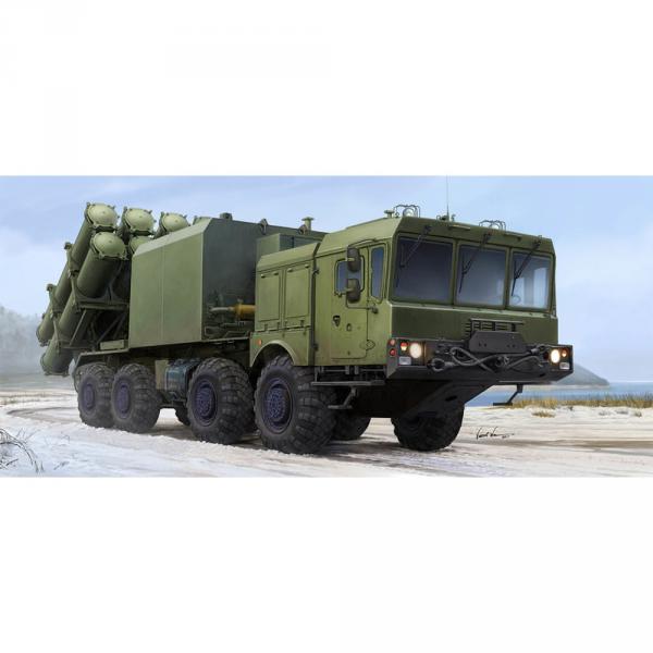 Maquette véhicule militaire : Lanceur russe 3S60 du système de missiles côtiers 3K60 BAL / BAL-Elex - Trumpeter-TR01052