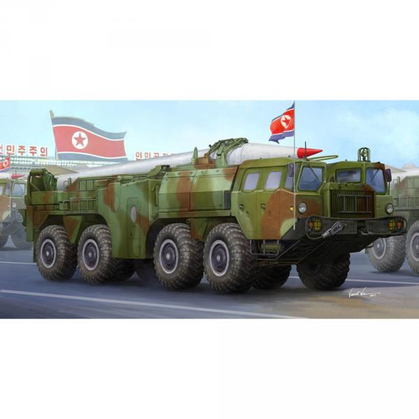 Maquette véhicule militaire : Missile balistique tactique à courte portée RPDC Hwasong -5  - Trumpeter-TR01058