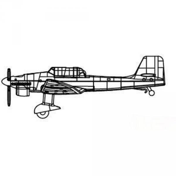 Maquettes avions : Set mini avions JU-87  - Trumpeter-TR06280