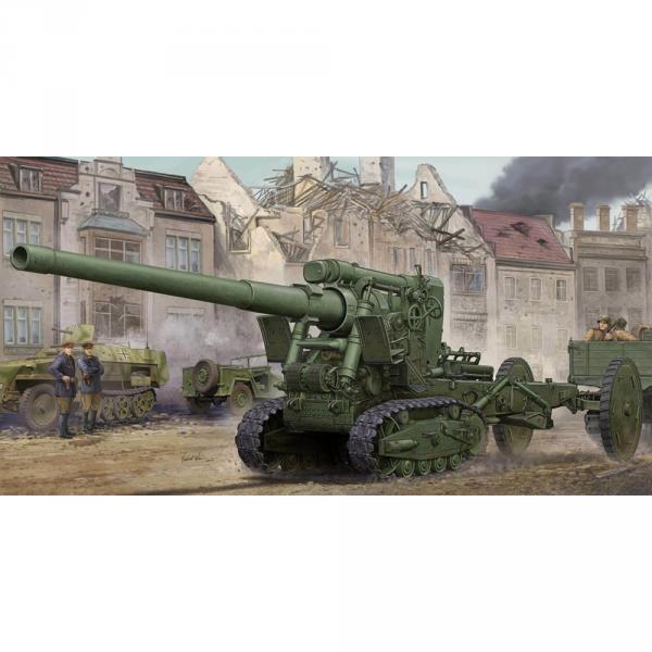 Maquette char : Canon soviétique Br-2 152mm M1935 - Trumpeter-TR02338