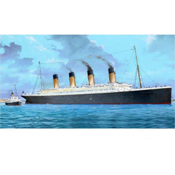 Maquette bateau : Titanic avec jeu de lumière LED - Trumpeter-03719