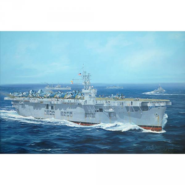 Maquette Bateau : USS CVE-26 Sangamon - Trumpeter-05369
