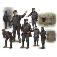 Figurines militaires : Soldat soviétique Scud B Crew
