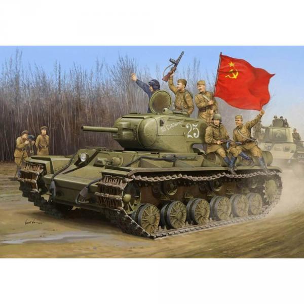 Maquette char :  Soviet KV-1S Heavy Tank  - Trumpeter-TR01566