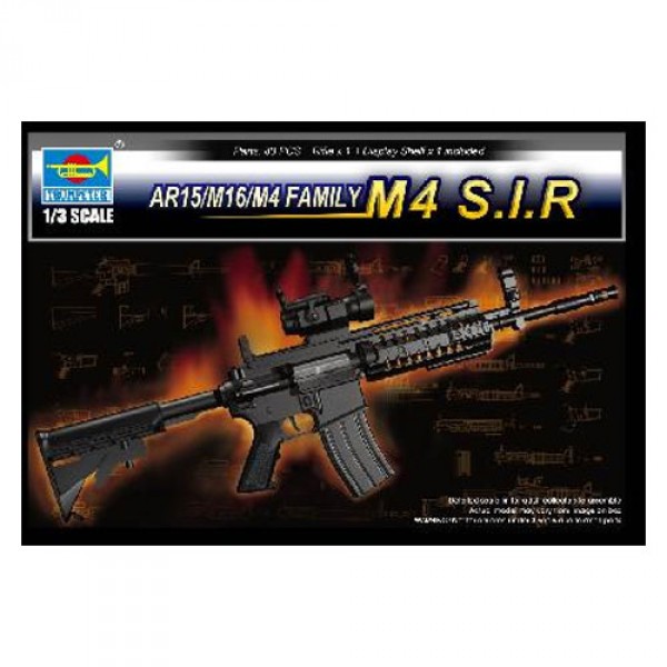 AR15/M16/M4 Family-M4 S.I.R. - 1:3e - Trumpeter - Trumpeter-TR01916