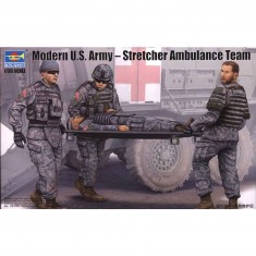 Modern U.S. Army-Stretcher AmbulanceTeam - 1:35e - Trumpeter
