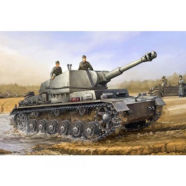 Maquette Char : Geschützwagen IVb Für 10.5cm leFH 18/1 (sf) Sd.Kfz 165/1 - Trumpeter-TR00374