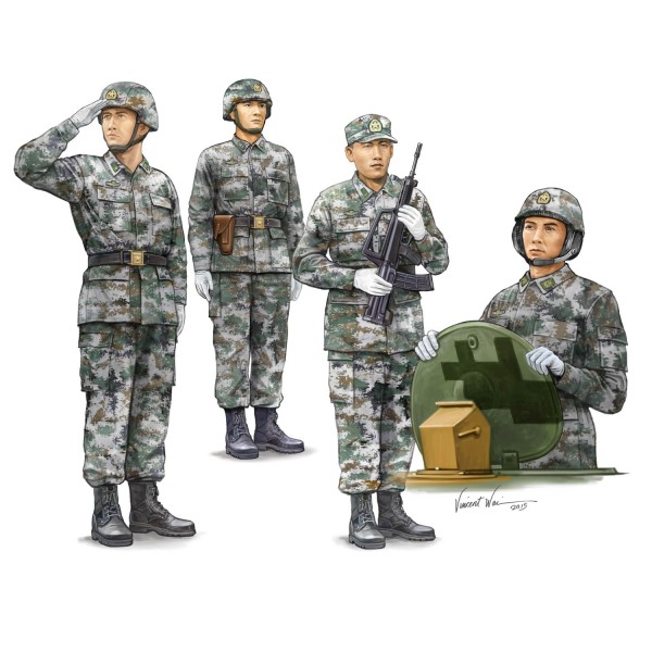Figurines militaires : PLA Tank Crew - Trumpeter-TR00431