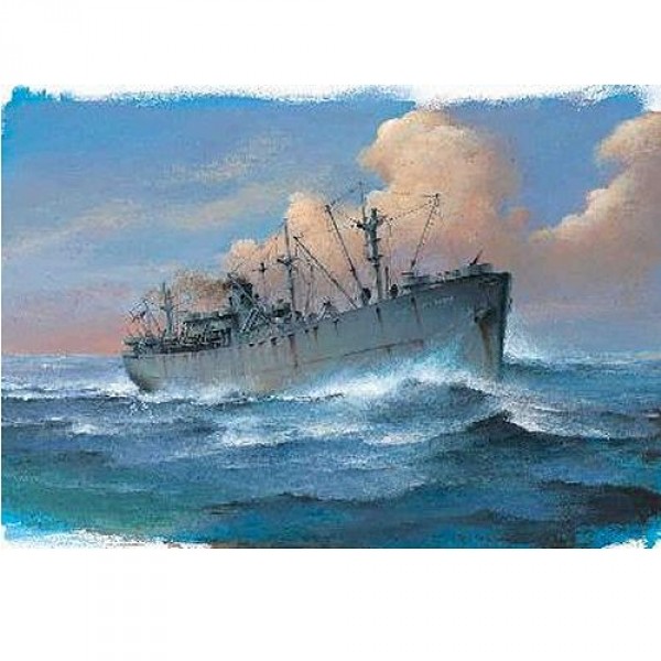 Maquette bateau : Liberty Ship SS John W. Brown - 1944 - Trumpeter-TR05756