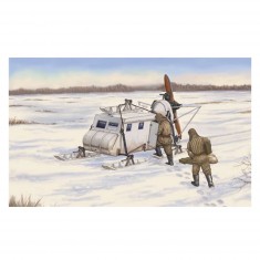 Maquette Aérosled blindé soviétique NKL-16