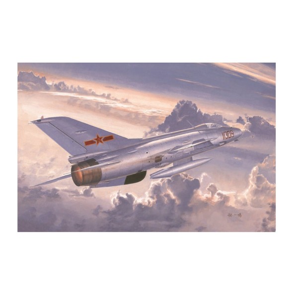 Maquette Avion : J-7B chasseur chinois - Trumpeter-TR02860