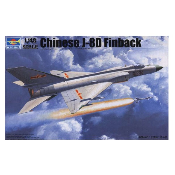 Maquette Avion : J-8 IID Chasseur Force aérienne Chine Populaire - Trumpeter-TR02846
