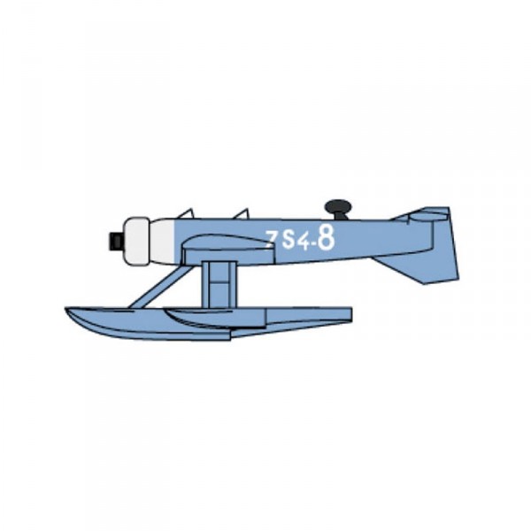 Maquette Avion : Set de 12 hydravions français MB-411 - Trumpeter-TR06264