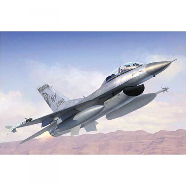 Maquette Avion Militaire : F-16 B/D Fighting Falcon Block - Trumpeter-TR03920
