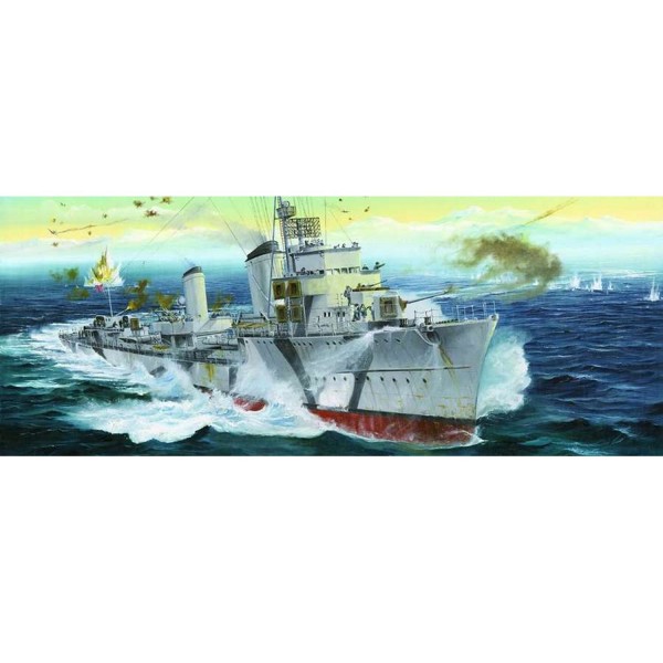 Maquette bateau : Destroyer allemand Zerstörer Z-30 1942 - Trumpeter-TR05788