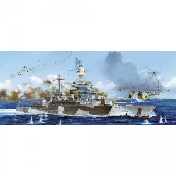 Maquette Bateau Militaire : Cuirasse USS Colorado BB-45 1944 - Trumpeter-TR05768