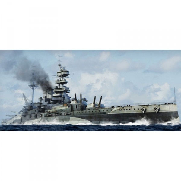 Maquette Bateau Militaire : HMS Malaya 1943 - Trumpeter-TR05799