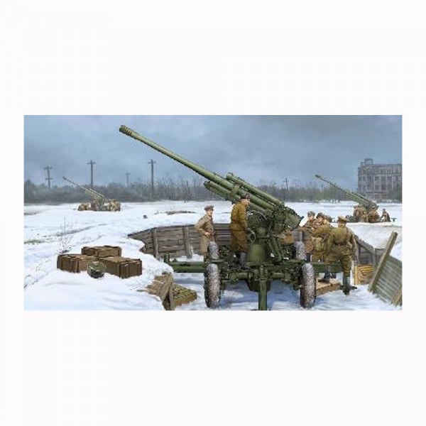 Maquette canon anti aérien 52-K 85mm M1939 soviétique (début de production) - Trumpeter-TR02341