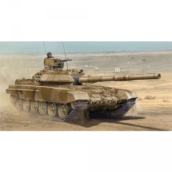 Maquette Char : T-90C Char de Bataille Russe (Tourelle Soudée) - Trumpeter-TR05563
