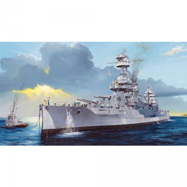 Maquette Navire : Cuirassier US BB-34 USS New-York - Trumpeter-TR05339