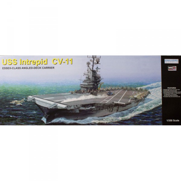 Maquette Porte-Avion : USS Intrepid CV-11 1969 - Trumpeter-TR64008