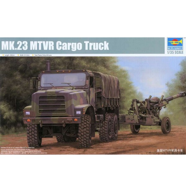 Maquette US MTVR Camion cargo - Trumpeter-TR01011