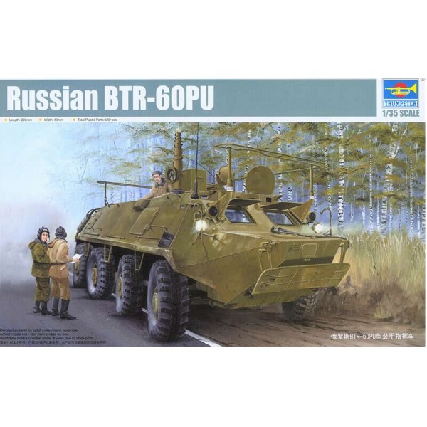 Maquette Véhicule de transport de troupes BTR-60P / BTR-60 PU - Trumpeter-TR01576