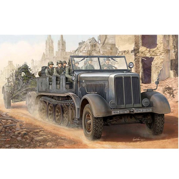 Maquette Véhicule militaire : Sd.Kfz.8 Schwerer Zugkraftwagen 12t - Trumpeter-TR01583