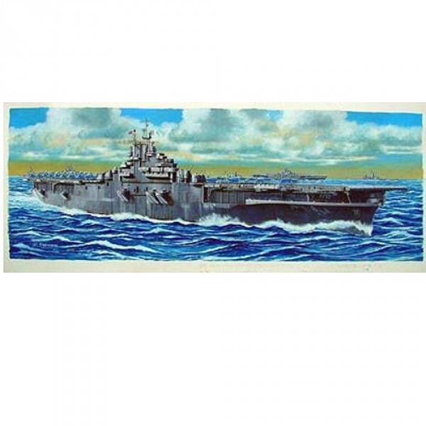 Maquette bateau : Porte-avions USS CV-13 Franklin 1944 - Trumpeter-TR05604