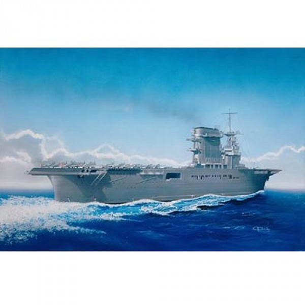 Maquette bateau : Porte-avions USS CV-2 Lexington 1942 - Trumpeter-TR05716
