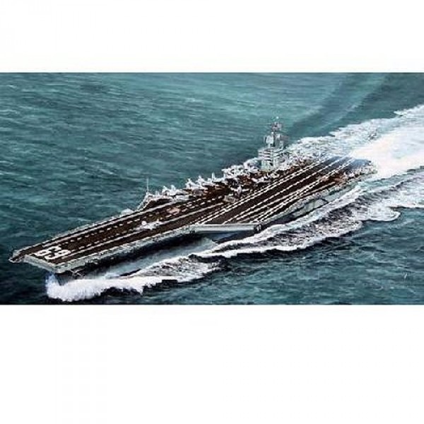 Maquette bateau : Porte-avions USS CVN-69 Dwight D.Eisenhower 1978 - Trumpeter-TR05753