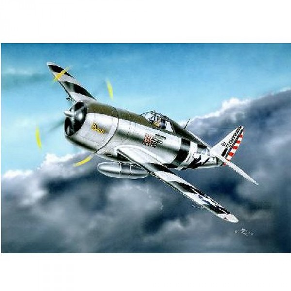 Maquette avion : Republic P-47 D 6 Thunderbolt Razoback - Trumpeter-TR02262