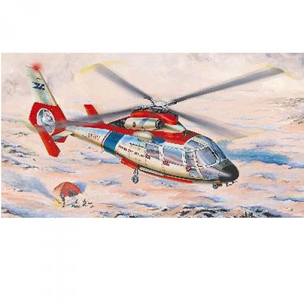 Maquette hélicoptère : Sud aviation SA365N : Dauphin 2 - Trumpeter-TR02816