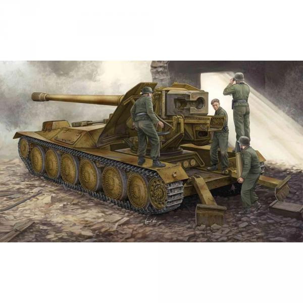 Maquette char : 12,8cm PAK 44 Waffenträger Krupp 1  - Trumpeter-TR05523