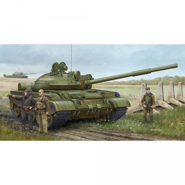 Maquette char : Char russe T-62 BDD Mod.1984 (Mod.1962 modification) - Trumpeter-TR01553