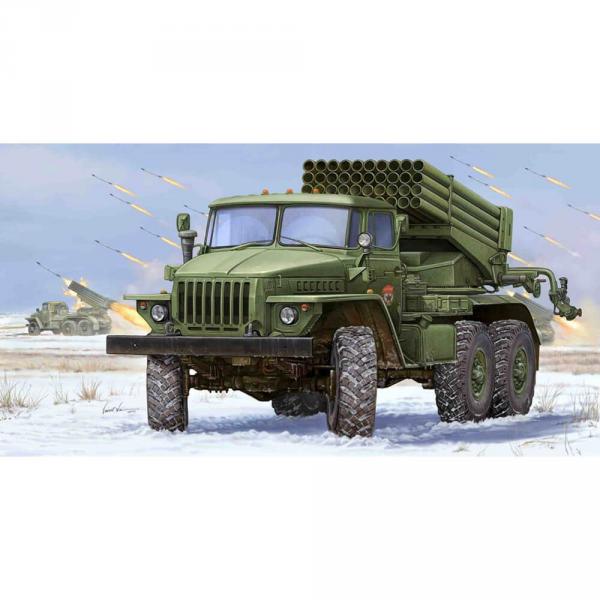 Maquette véhicule militaire : Camion lance-roquettes russe BM-21 - Trumpeter-TR01013