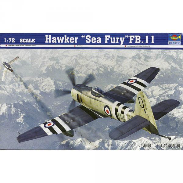 Maquette avion : Hawker ''Sea Fury'' FB.11  - Trumpeter-TR01631