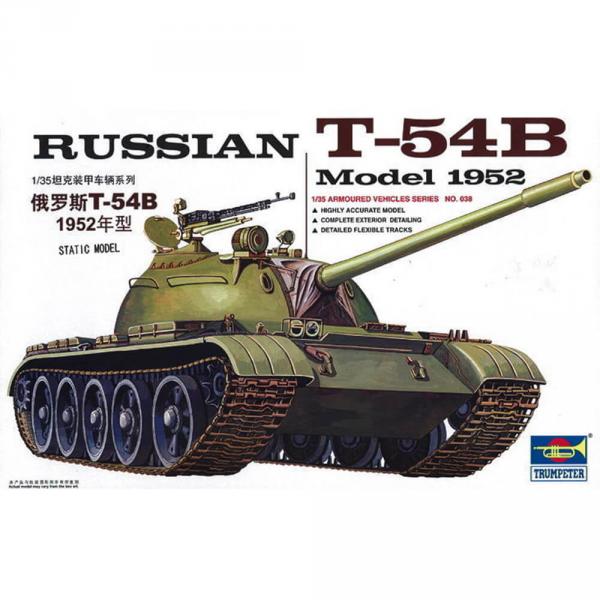 Maquette char : Char russe T-54B  (1952) - Trumpeter-TR00338