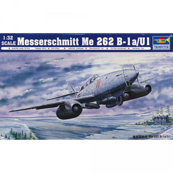 Maquette avion : Messerschmitt Me-262 B-1a/U1  - Trumpeter-TR02237