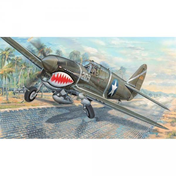 Maquette avion : P-40F War Hawk  - Trumpeter-TR03227