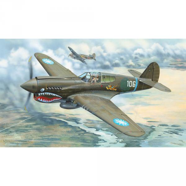 Maquette avion : P-40E War Hawk  - Trumpeter-TR02269
