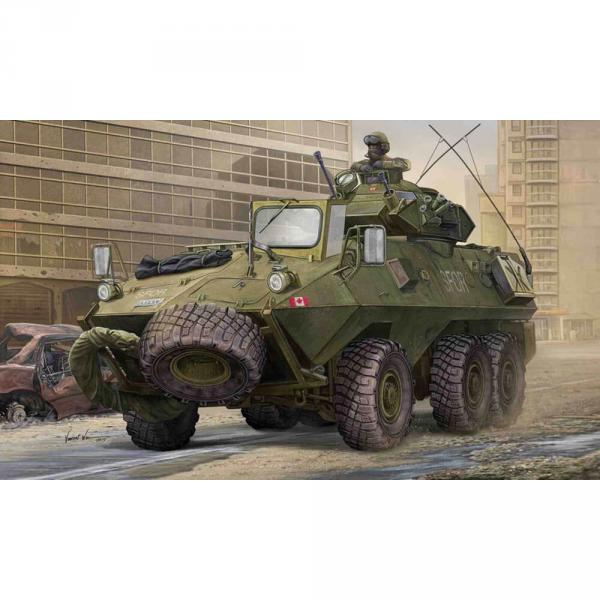 Maquette véhicule militaire : Canadian AVGP Grizzly (Late) - Trumpeter-TR01505