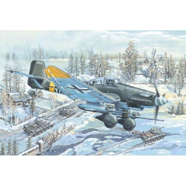 Maquette avion : Junkers Ju-87G-2 Stuka  - Trumpeter-TR02425