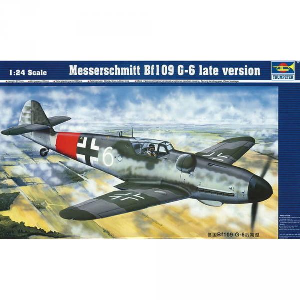 Maquette avion : Messerschmitt Bf 109 G-6 späte Version  - Trumpeter-TR02408