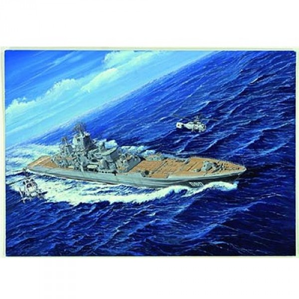 Maquette bateau : Croiseur de bataille USSR Kalinin - Trumpeter-TR05709