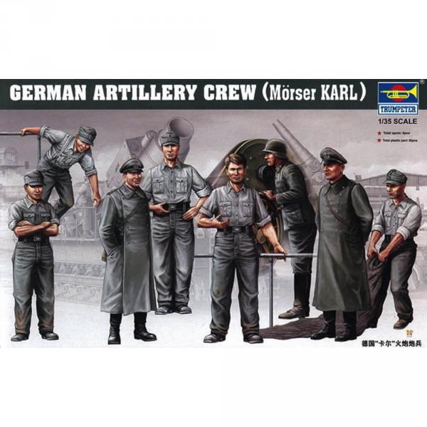 Figurines militaires : Artilleurs allemands «Karl» - Trumpeter-TR00409