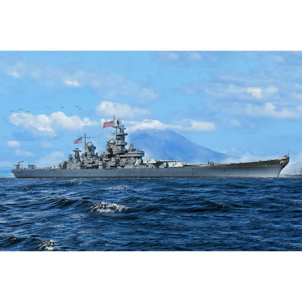 Maquette bateau : Cuirassé USS Missouri BB-63 - Trumpeter-6748
