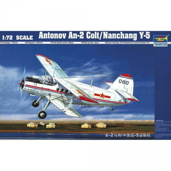Maquette avion : Antonov An-2 Colt / Nanchang Y-5  - Trumpeter-TR01602