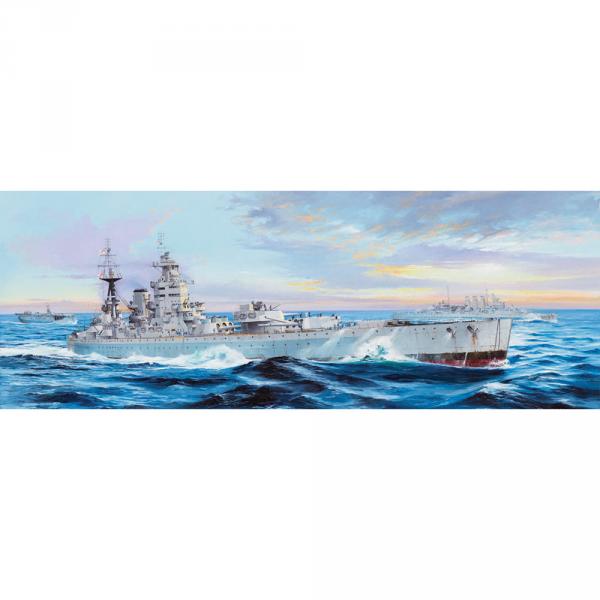 Maquette bateau : HMS Nelson 1944  - Trumpeter-TR03708