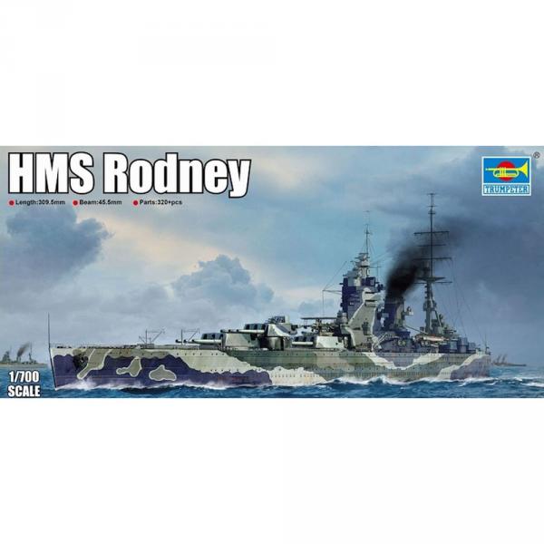 Maquette bateau : HMS Rodney  - Trumpeter-TR06718